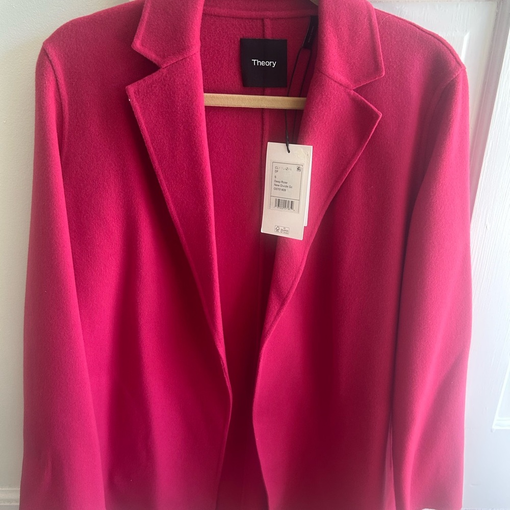 Theory Clairene Wool-Cashmere Blazer